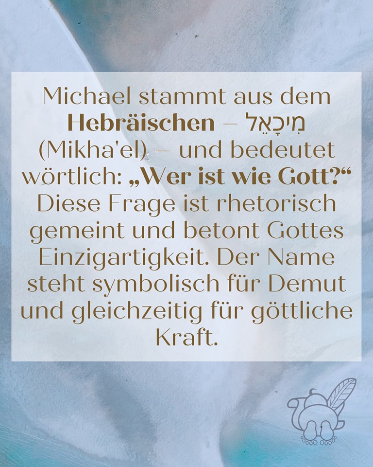 Michael Namensbedeutung