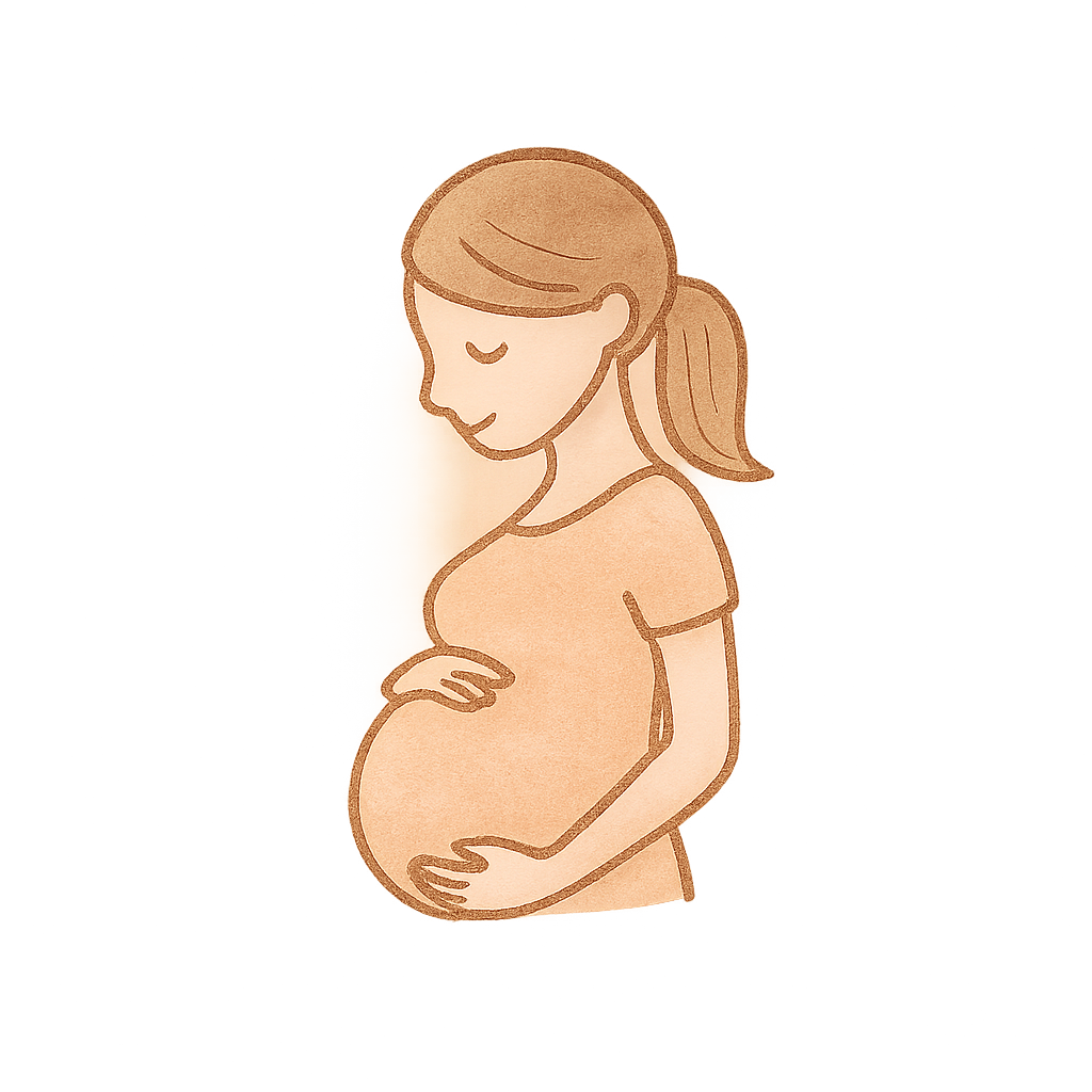 Frau mit Bauch